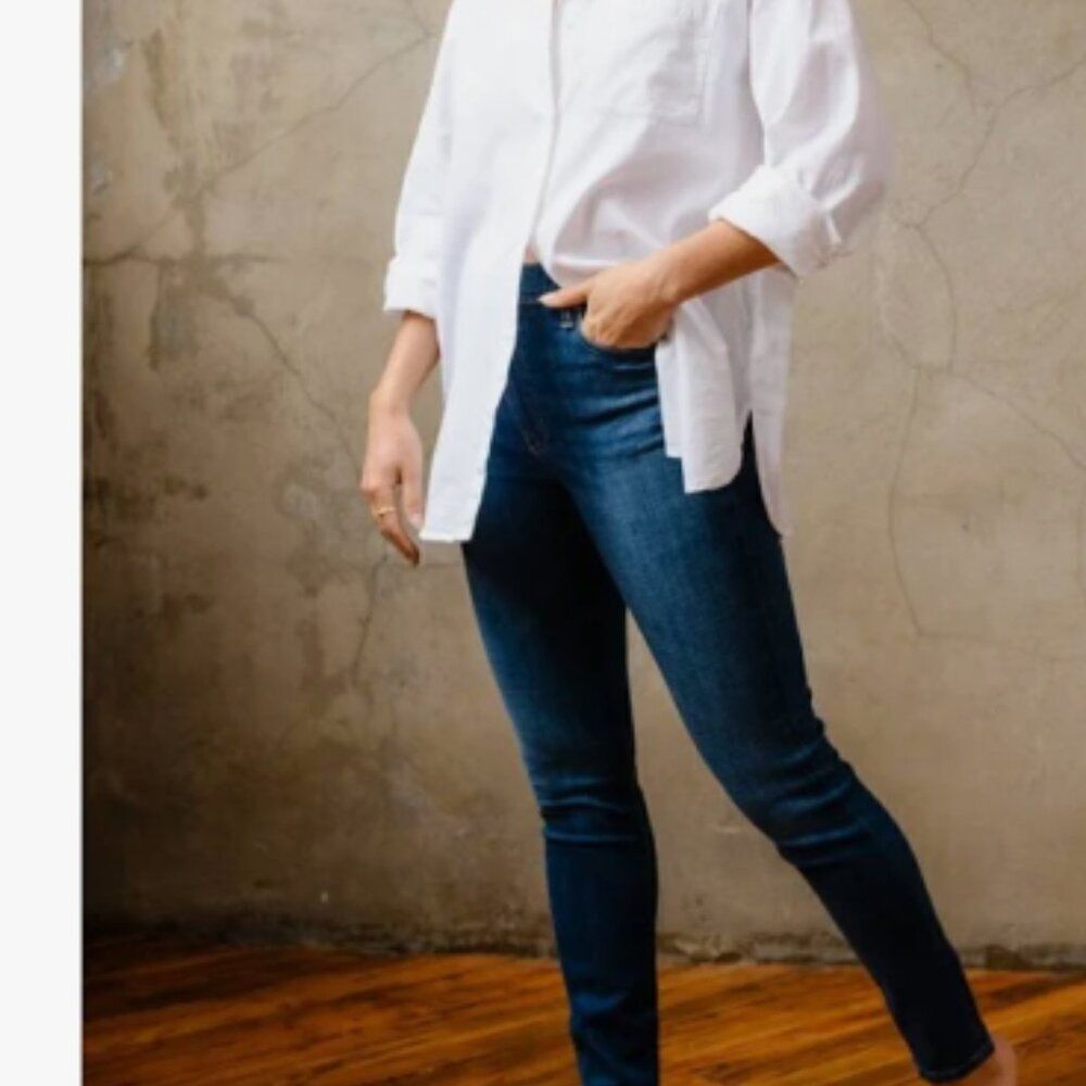 ABLE The High Rise Skinny Jeans Size 27
